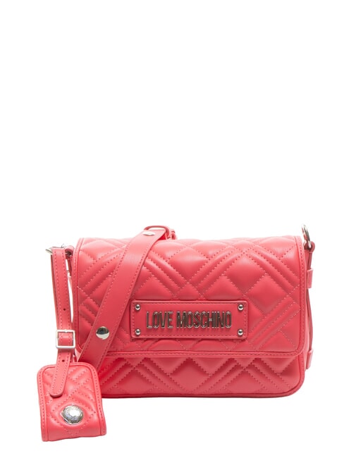 LOVE MOSCHINO QUILTED S Mini bolso de hombro fucsia - Bolsos Mujer