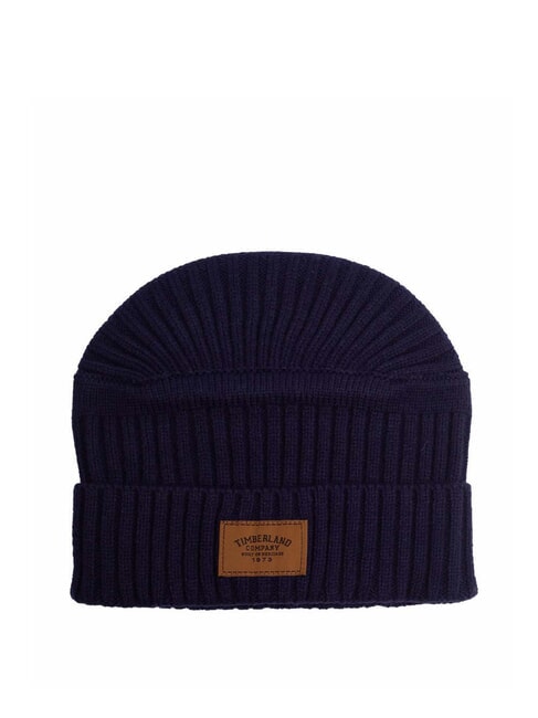 TIMBERLAND RIBBED Gorro con puño peacoat - Sombreros