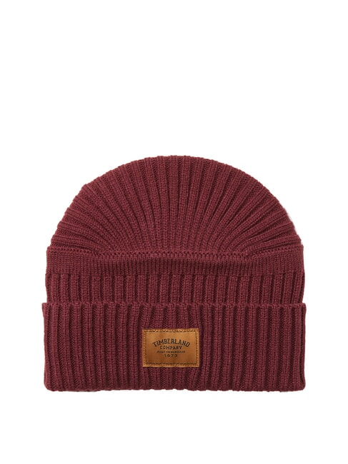 TIMBERLAND RIBBED Gorro con puño oporto leonado - Sombreros