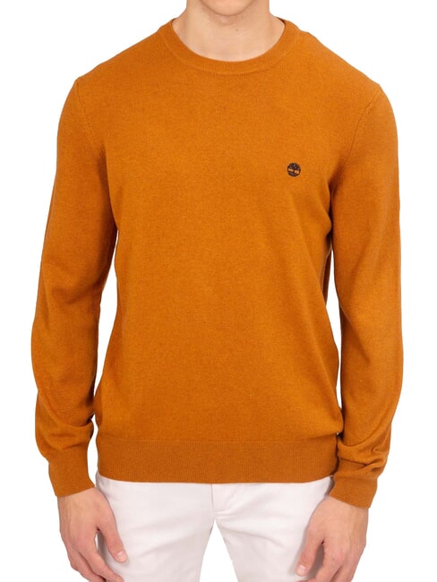 TIMBERLAND KNOX RIVER Suéter de cuello redondo bota de trigo - Suéteres de los hombres