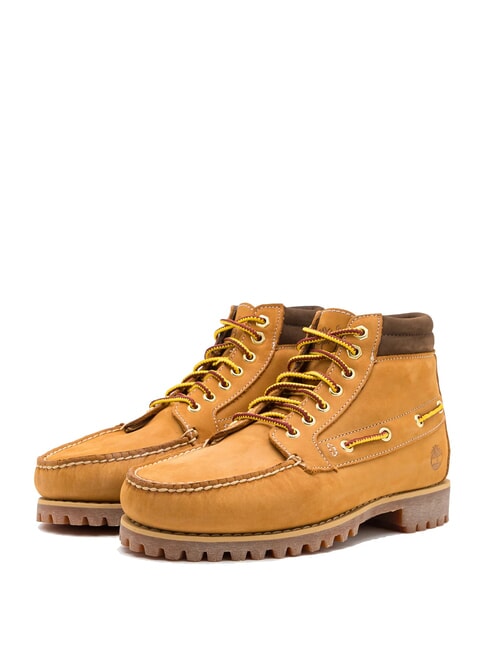 TIMBERLAND AUTHENTIC MID Botines de piel nubuck de trigo - Zapatos Hombre