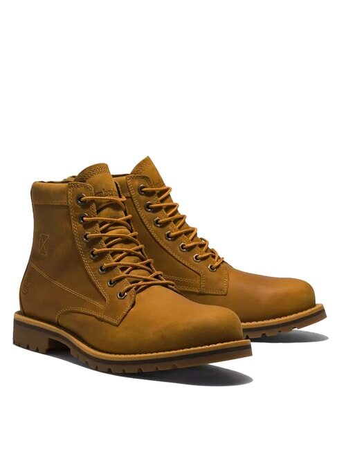 TIMBERLAND REDWOOD FALLS MID  Botines de piel impermeables trigo - Zapatos Hombre