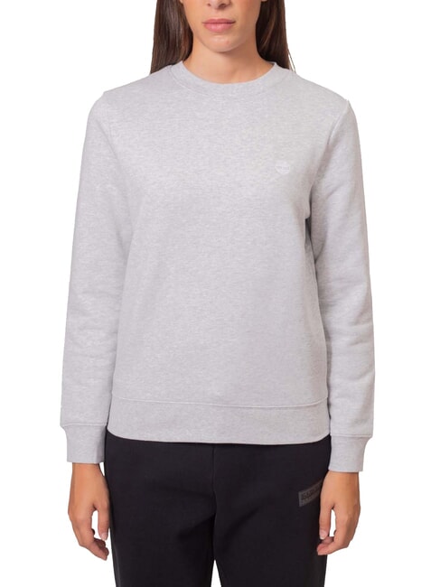 TIMBERLAND EXETER RIVER BRUSHED  Sudadera de mezcla de algodón gris claro jaspeado - Sudaderas de mujer