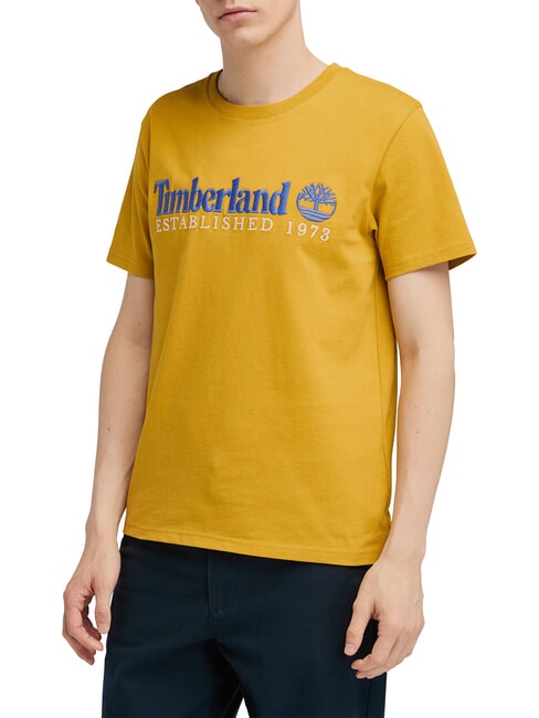 TIMBERLAND ESTABILISHED 1973 Camiseta de algodón té chai - camiseta