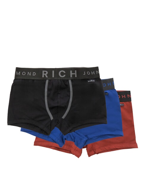 JOHN RICHMOND QY Conjunto de 3 boxers marrón/negro/azul - Calzoncillos de hombre