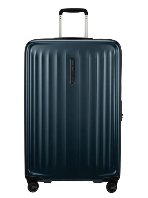 SAMSONITE FYRM  Carro grande y expandible azul acero - Trolley Rígidos