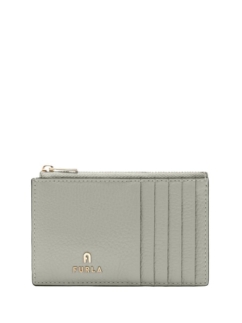 FURLA CAMELIA Cartera plana de piel ceniza - Carteras Mujer