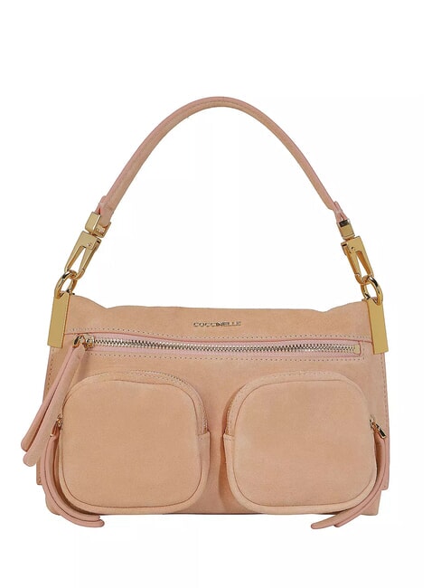 COCCINELLE HYLE SUEDE Bolso de hombro, con correa para el hombro amanecer - Bolsos Mujer