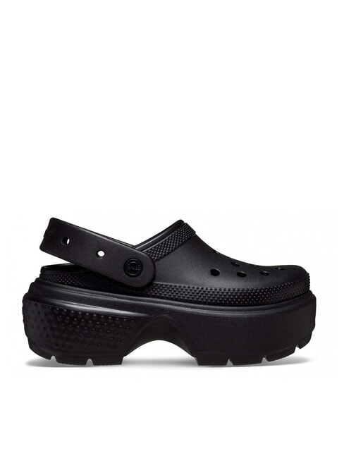 CROCS STOMP CLOG W Zuecos de plataforma negro - Zapatos unisex