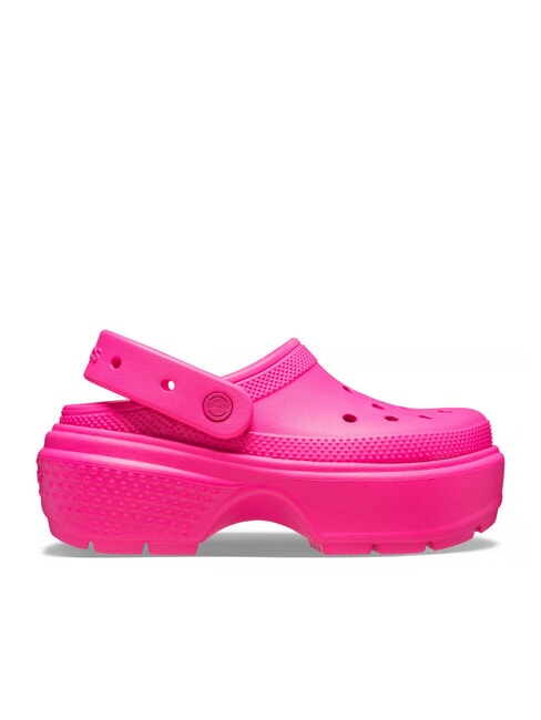 CROCS STOMP CLOG W Zuecos de plataforma Pink crush - Zapatos unisex