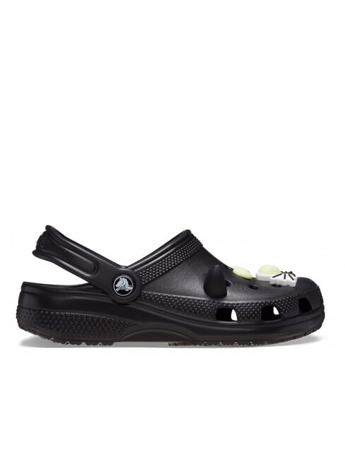 CROCS CLASSIC GLOW BLACK CAT CLOG T Zueco tipo zapatilla negro - Zapatos de bebé