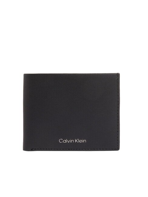CALVIN KLEIN CK MUST Cartera de cuero de 8 cc En negro - Carteras Hombre