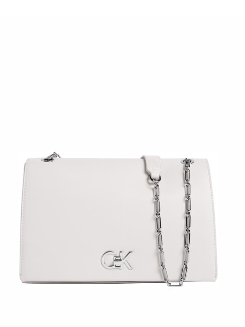 CALVIN KLEIN CK RE-LOCK Intercambio de medio convertible lirio blanco - Bolsos Mujer