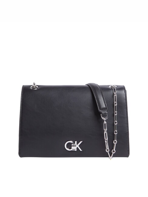 CALVIN KLEIN CK RE-LOCK Intercambio de medio convertible En negro - Bolsos Mujer