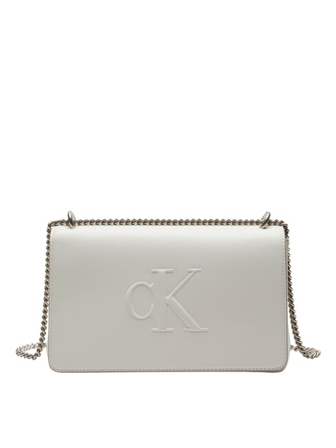 CALVIN KLEIN SCULPTED EW Bolso de hombro / bandolera lirio blanco - Bolsos Mujer