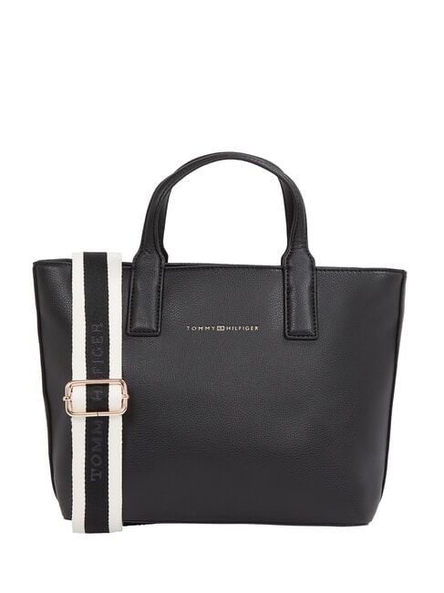TOMMY HILFIGER TH LOGOTAPE Bolso de mano, con bandolera negro - Bolsos Mujer