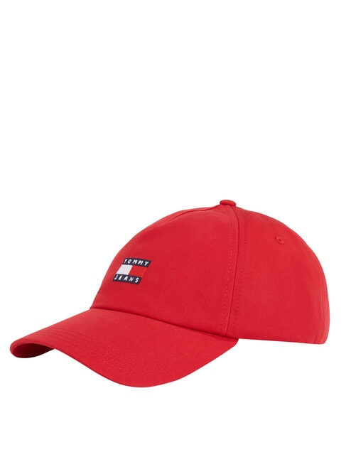 TOMMY HILFIGER TJM HERITAGE sombrero de lona rojo zafiro - Sombreros