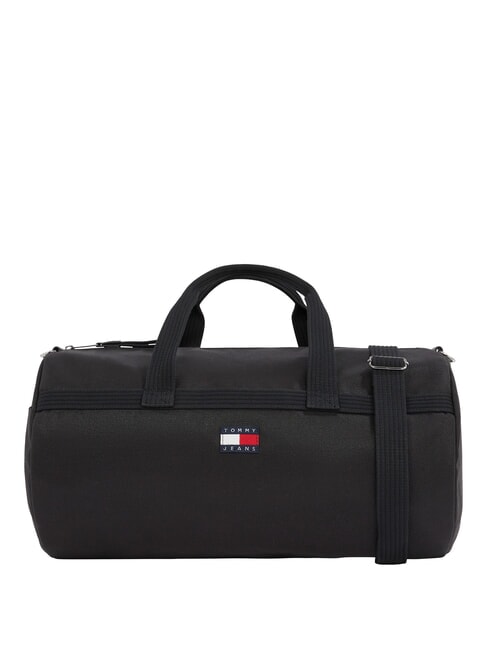 TOMMY HILFIGER TJM COLLEGIATE Bolsa de lona con correa para el hombro negro - Bolsas de viaje