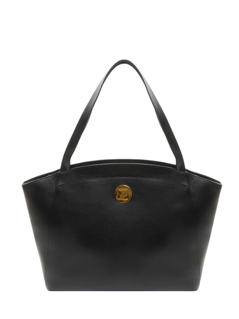 COCCINELLE LIYA Bolso de hombro de piel martillada negro - Bolsos Mujer