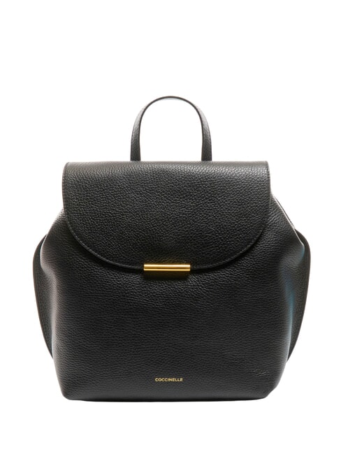 COCCINELLE PRIMROSE Mochila de cuero martillado negro - Bolsos Mujer