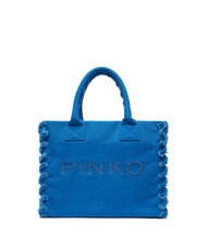 PINKO BEACH Bolso shopping en lona reciclada - Bolsos Mujer