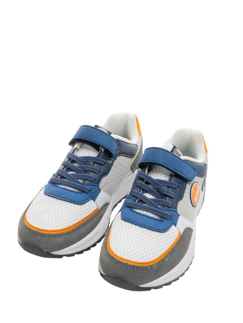 COLMAR DALTON DIP Zapatilla con lágrima blanco/azul/gris/naranja - Zapatos de bebé