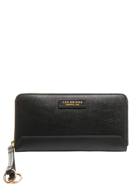 THE BRIDGE CARLOTTA Cartera grande con cremallera Oro negro - Carteras Mujer