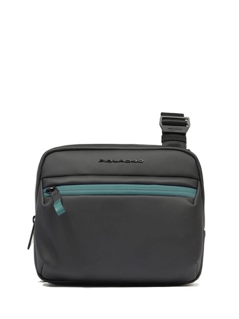 PIQUADRO CORNER SPECIALE GOMMATO Bolsa repelente al agua negro - Bandoleras Hombre