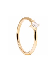 PDPAOLA THE NEW ESSENTIALS OBI Anillo solitario con circonita - Anillos