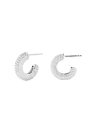 PDPAOLA THE NEW ESSENTIALS KING Pendientes de aro abovedados - Pendientes