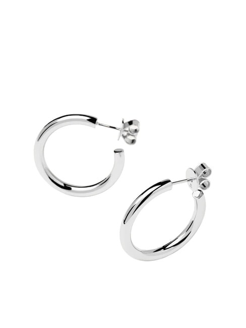 PDPAOLA THE NEW ESSENTIALS SUPREME CLOUD Pendientes de aro de plata plata - Pendientes