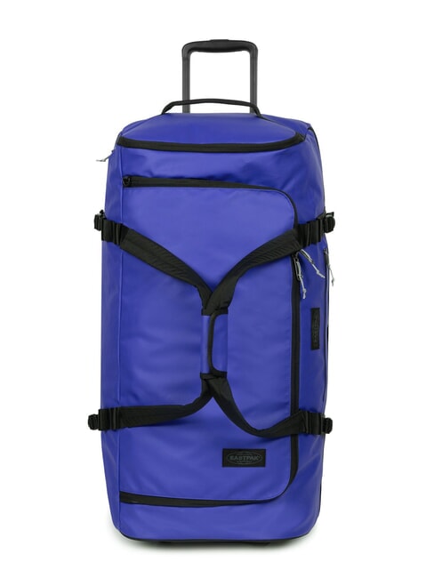 EASTPAK DUFFEL PACK WHEEL M Bolsa de lona mediana con ruedas y repelente al agua lona azul - Trolley Semirrígidos