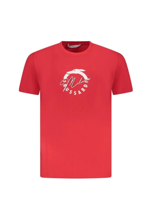 TRUSSARDI BASIC  Camiseta de algodón rojo - camiseta