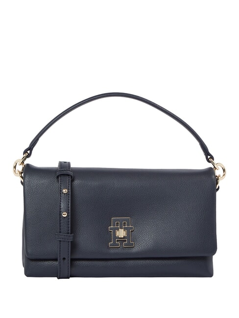 TOMMY HILFIGER TH MODERN  Bolso de hombro azul espacial / negro - Bolsos Mujer