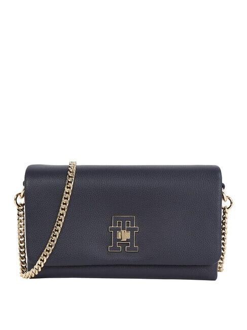 TOMMY HILFIGER TH MODERN  Mini bolso de hombro azul espacial / negro - Bolsos Mujer
