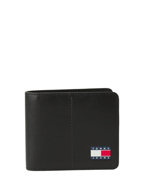 TOMMY HILFIGER TJM HERITAGE LEATHER Monedero ecológico negro - Carteras Hombre