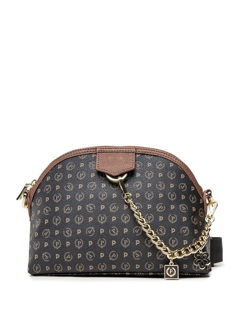 POLLINI HERITAGE  Mini bolso de hombro negro marrón - Bolsos Mujer