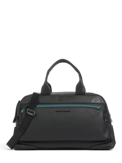 PIQUADRO CORNER SPECIALE GOMMATO Bolsa de lona repelente al agua negro - Bolsas de viaje