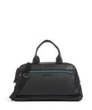 PIQUADRO CORNER SPECIALE GOMMATO Bolsa de lona repelente al agua negro - Bolsas de viaje - 1