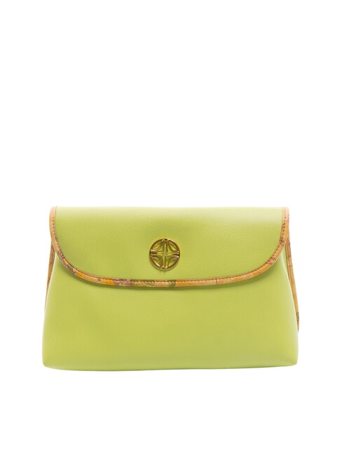 ALVIERO MARTINI PRIMA CLASSE GEO Belleza mediana con solapa verde manzana - Neceser