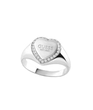GUESS FINE HEART Anillo con coraz&oacute;n y cristales. - Anillos