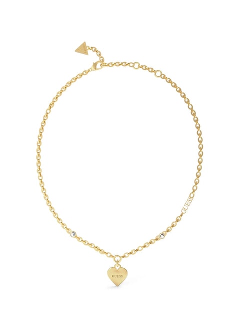 GUESS FALLING IN LOVE Collar de corazón oro amarillo - Collares