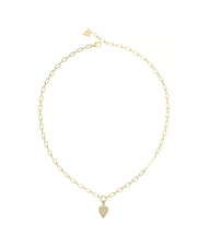 GUESS LOVE ME TENDER Collar con corazón y circonitas - Collares