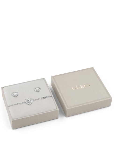 GUESS AMAMI GIFT BOX Pulsera + pendientes SILVER - Pendientes