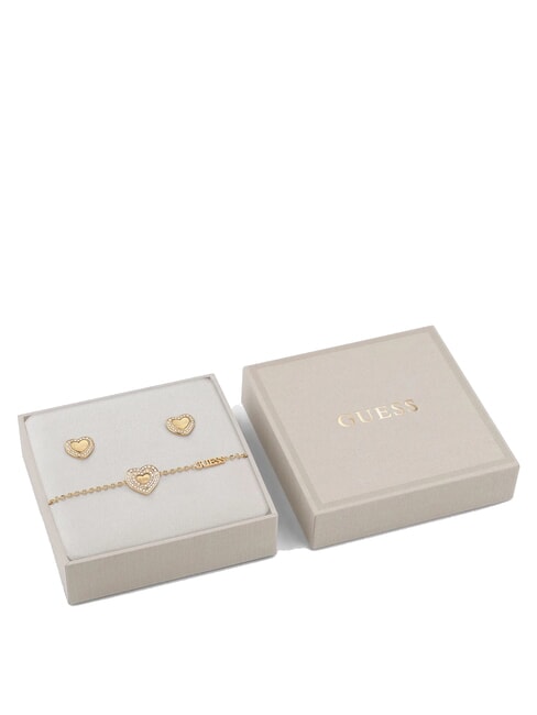 GUESS AMAMI GIFT BOX Pulsera + pendientes oro amarillo - Pendientes