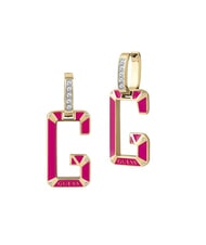 GUESS G-SHADES Pendientes colgantes con G amarillo dorado/rosa ne&oacute;n - Pendientes - 1