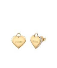 GUESS FALLING IN LOVE Pendientes con candado de corazón - Pendientes