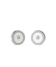 GUESS LOVE Pendientes circulares con circonitas SILVER - Pendientes - 1