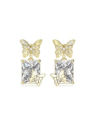 GUESS CHRYSALIS Pendientes de mariposa y cristal - Pendientes