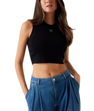 GUESS ALEXIA Ratón corto de punto con logotipo de pedrería - camiseta